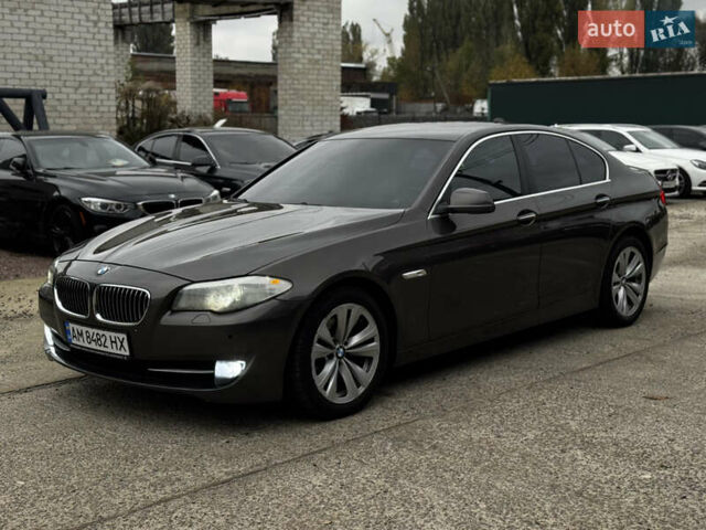 БМВ 5 Серия 2012 в Житомире на Automoto.ua Коричневый БМВ 5 Серия, объемом двигателя 2 л и пробегом 228 тыс. км за 12999 $, фото 2 на Automoto.ua