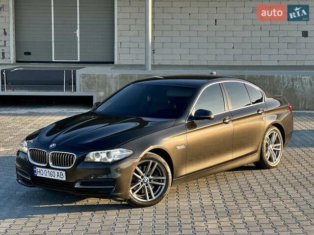 Коричневый БМВ 5 Серия, объемом двигателя 2 л и пробегом 237 тыс. км за 17600 $, фото 1 на Automoto.ua