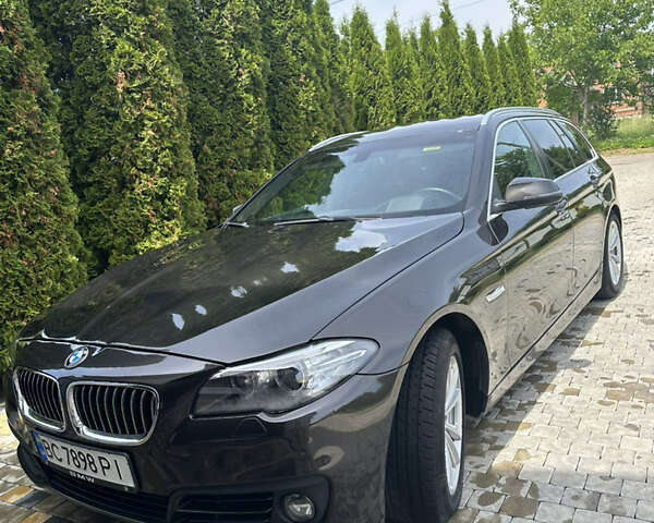 Коричневый БМВ 5 Серия, объемом двигателя 2 л и пробегом 297 тыс. км за 16200 $, фото 1 на Automoto.ua