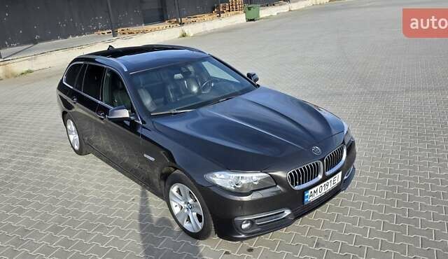 Коричневый БМВ 5 Серия, объемом двигателя 2 л и пробегом 303 тыс. км за 16900 $, фото 2 на Automoto.ua