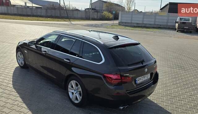 Коричневый БМВ 5 Серия, объемом двигателя 2 л и пробегом 303 тыс. км за 16900 $, фото 1 на Automoto.ua