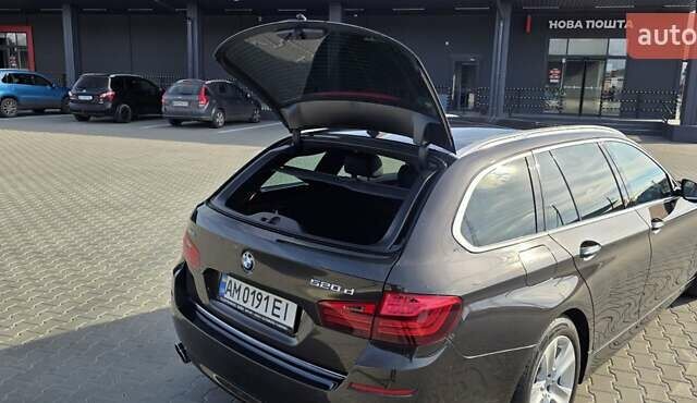Коричневый БМВ 5 Серия, объемом двигателя 2 л и пробегом 303 тыс. км за 16900 $, фото 8 на Automoto.ua