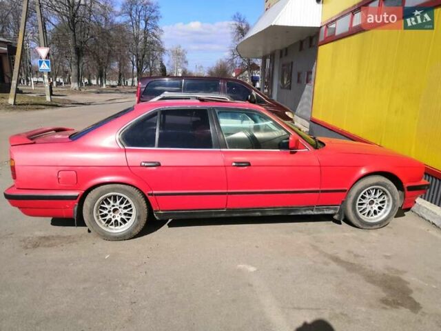 Красный БМВ 5 Серия, объемом двигателя 2 л и пробегом 380 тыс. км за 2100 $, фото 2 на Automoto.ua