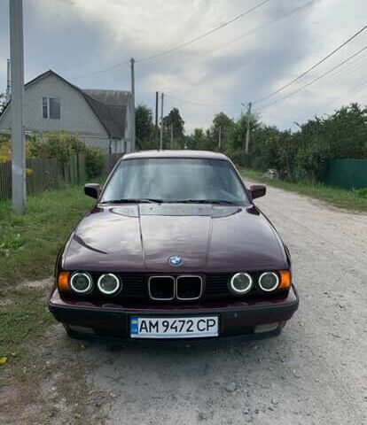 Красный БМВ 5 Серия, объемом двигателя 2.5 л и пробегом 333 тыс. км за 2666 $, фото 5 на Automoto.ua