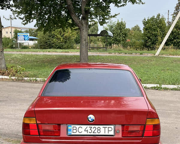 Красный БМВ 5 Серия, объемом двигателя 1.99 л и пробегом 296 тыс. км за 2500 $, фото 4 на Automoto.ua