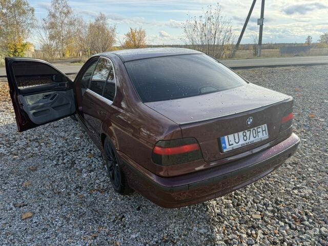 Красный БМВ 5 Серия, объемом двигателя 2.5 л и пробегом 450 тыс. км за 2799 $, фото 4 на Automoto.ua
