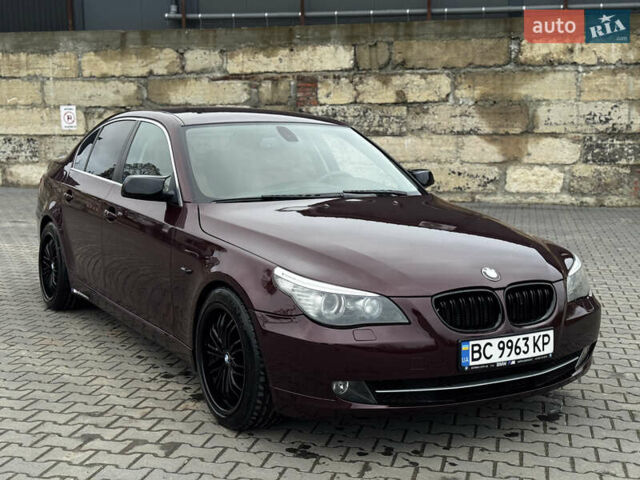 Червоний БМВ 5 Серія, об'ємом двигуна 3 л та пробігом 208 тис. км за 9250 $, фото 2 на Automoto.ua
