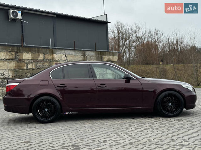 Червоний БМВ 5 Серія, об'ємом двигуна 3 л та пробігом 208 тис. км за 9250 $, фото 4 на Automoto.ua