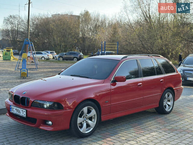 Красный БМВ 5 Серия, объемом двигателя 2.2 л и пробегом 315 тыс. км за 3900 $, фото 2 на Automoto.ua