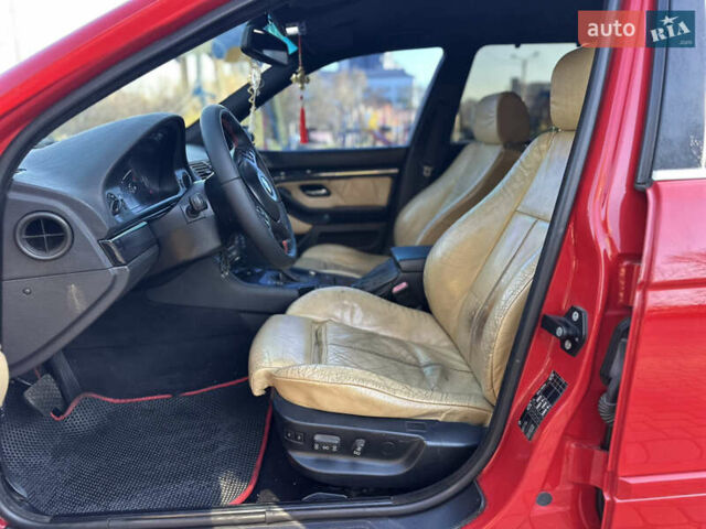 Красный БМВ 5 Серия, объемом двигателя 2.2 л и пробегом 315 тыс. км за 3900 $, фото 19 на Automoto.ua