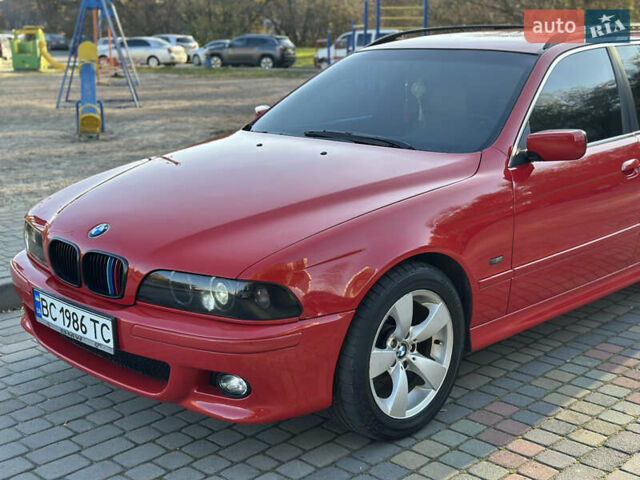 Красный БМВ 5 Серия, объемом двигателя 2.2 л и пробегом 315 тыс. км за 3900 $, фото 1 на Automoto.ua
