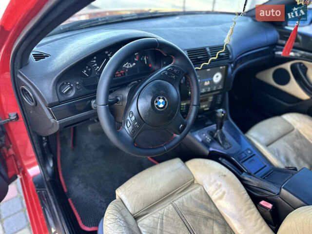 Красный БМВ 5 Серия, объемом двигателя 2.2 л и пробегом 315 тыс. км за 3900 $, фото 18 на Automoto.ua