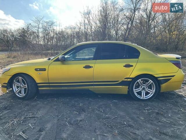 Желтый БМВ 5 Серия, объемом двигателя 2.5 л и пробегом 365 тыс. км за 6500 $, фото 9 на Automoto.ua
