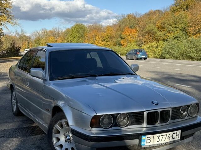 Серый БМВ 5 Серия, объемом двигателя 2.5 л и пробегом 350 тыс. км за 2300 $, фото 1 на Automoto.ua