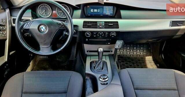 Серый БМВ 5 Серия, объемом двигателя 3 л и пробегом 255 тыс. км за 4500 $, фото 4 на Automoto.ua