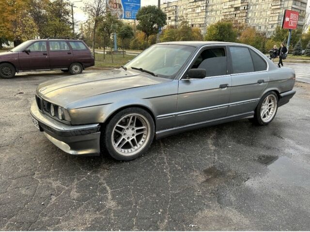 Серый БМВ 5 Серия, объемом двигателя 2.5 л и пробегом 235 тыс. км за 1250 $, фото 1 на Automoto.ua