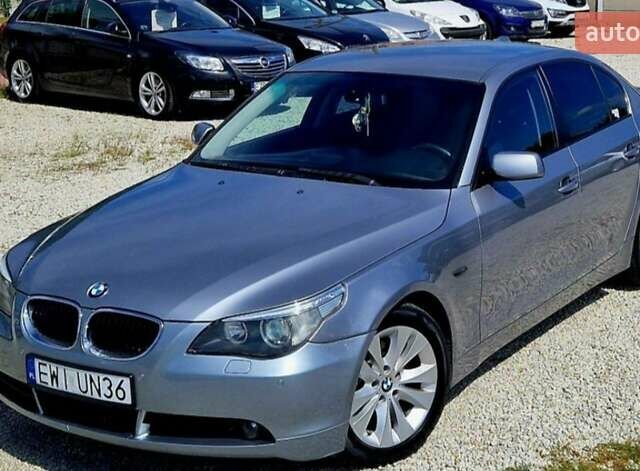 Серый БМВ 5 Серия, объемом двигателя 3 л и пробегом 255 тыс. км за 4500 $, фото 2 на Automoto.ua