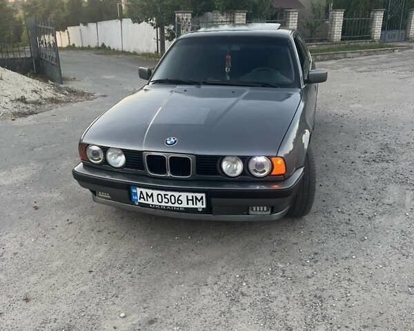 Серый БМВ 5 Серия, объемом двигателя 2 л и пробегом 414 тыс. км за 3400 $, фото 1 на Automoto.ua