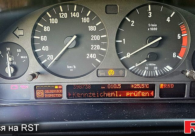 Серый БМВ 5 Серия, объемом двигателя 2.5 л и пробегом 399 тыс. км за 5300 $, фото 2 на Automoto.ua