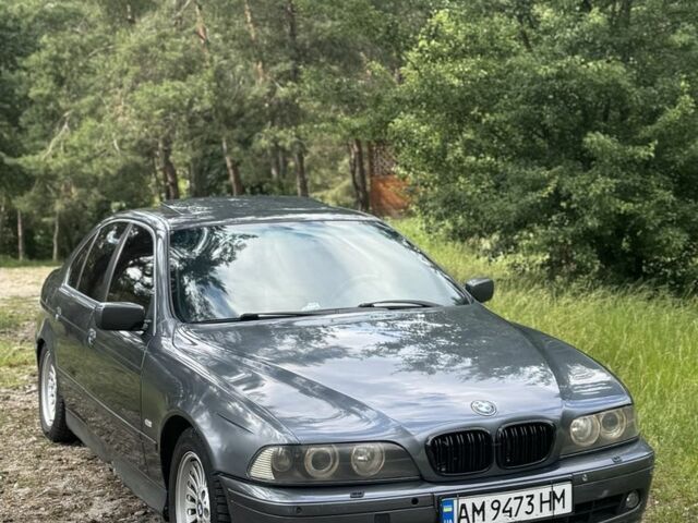 Серый БМВ 5 Серия, объемом двигателя 2.5 л и пробегом 350 тыс. км за 3650 $, фото 1 на Automoto.ua