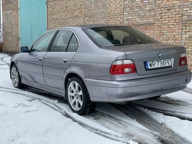 Серый БМВ 5 Серия, объемом двигателя 2.5 л и пробегом 350 тыс. км за 2000 $, фото 4 на Automoto.ua