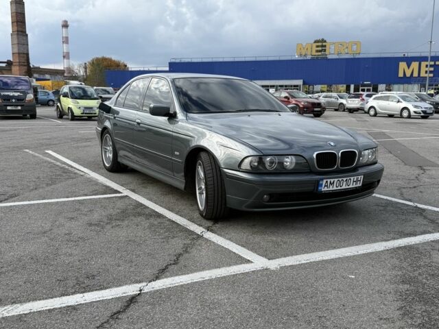 Серый БМВ 5 Серия, объемом двигателя 3 л и пробегом 370 тыс. км за 8500 $, фото 2 на Automoto.ua