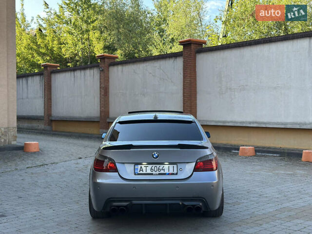 Серый БМВ 5 Серия, объемом двигателя 3 л и пробегом 297 тыс. км за 11000 $, фото 5 на Automoto.ua
