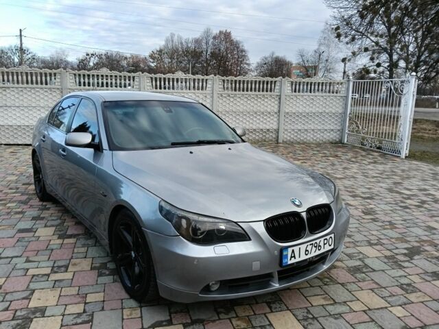 Серый БМВ 5 Серия, объемом двигателя 3 л и пробегом 480 тыс. км за 7900 $, фото 4 на Automoto.ua