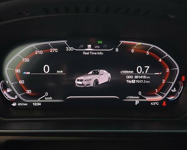 Серый БМВ 5 Серия, объемом двигателя 3 л и пробегом 351 тыс. км за 13000 $, фото 11 на Automoto.ua