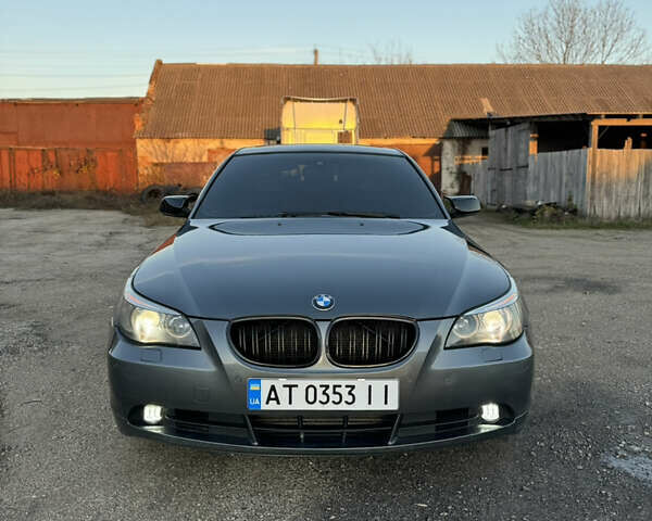 Серый БМВ 5 Серия, объемом двигателя 3 л и пробегом 498 тыс. км за 9999 $, фото 4 на Automoto.ua