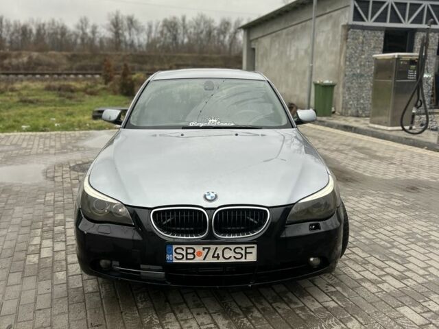 Серый БМВ 5 Серия, объемом двигателя 2.5 л и пробегом 290 тыс. км за 2950 $, фото 1 на Automoto.ua