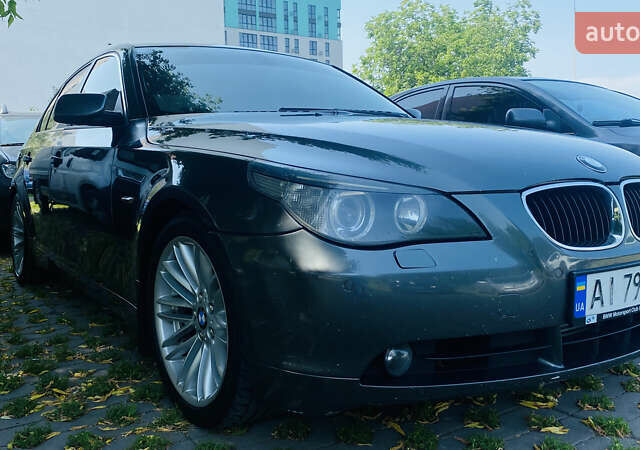 Серый БМВ 5 Серия, объемом двигателя 2.5 л и пробегом 324 тыс. км за 8500 $, фото 6 на Automoto.ua