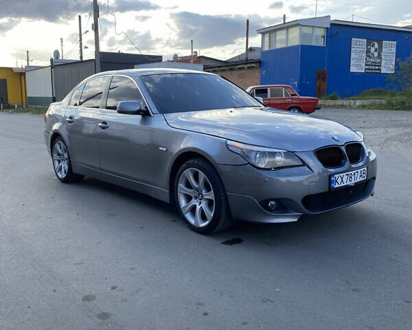 БМВ 5 Серия 2006 в Богодухове на Automoto.ua Серый БМВ 5 Серия, объемом двигателя 2.5 л и пробегом 297 тыс. км за 7300 $, фото 4 на Automoto.ua