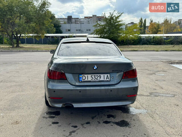 Серый БМВ 5 Серия, объемом двигателя 2 л и пробегом 315 тыс. км за 8200 $, фото 6 на Automoto.ua
