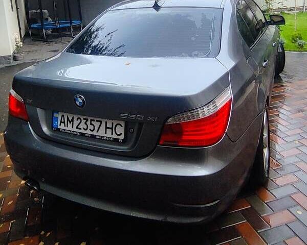 Серый БМВ 5 Серия, объемом двигателя 3 л и пробегом 349 тыс. км за 8900 $, фото 7 на Automoto.ua