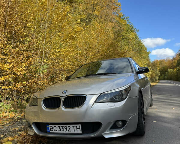 Серый БМВ 5 Серия, объемом двигателя 2.5 л и пробегом 476 тыс. км за 7600 $, фото 1 на Automoto.ua