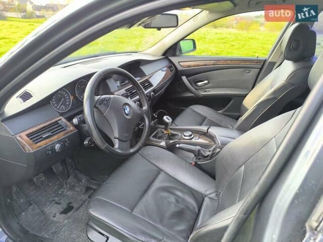 Серый БМВ 5 Серия, объемом двигателя 2 л и пробегом 314 тыс. км за 7499 $, фото 6 на Automoto.ua