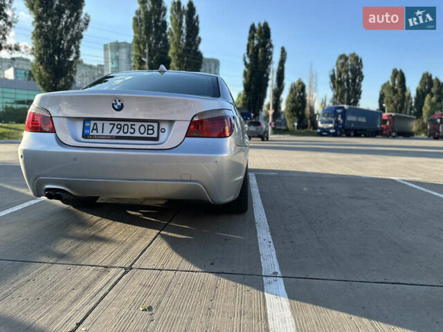 Серый БМВ 5 Серия, объемом двигателя 3 л и пробегом 486 тыс. км за 15000 $, фото 3 на Automoto.ua