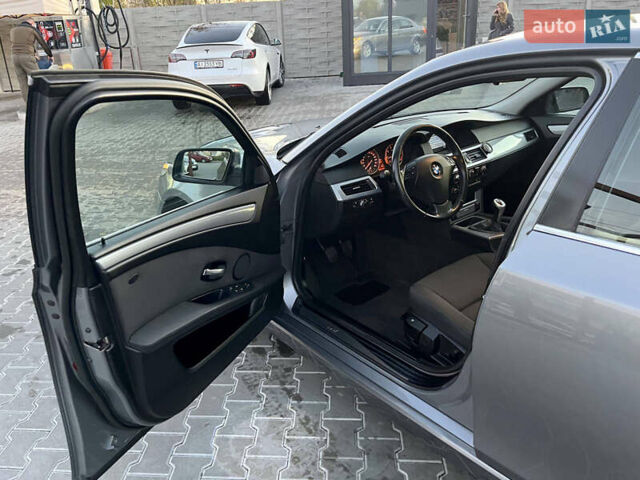 Серый БМВ 5 Серия, объемом двигателя 2 л и пробегом 187 тыс. км за 7900 $, фото 14 на Automoto.ua