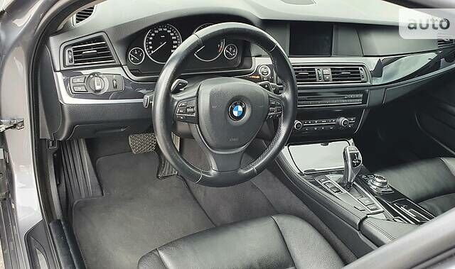 Серый БМВ 5 Серия, объемом двигателя 2 л и пробегом 218 тыс. км за 13800 $, фото 5 на Automoto.ua
