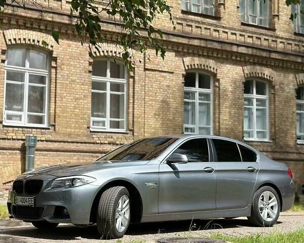 Серый БМВ 5 Серия, объемом двигателя 2 л и пробегом 265 тыс. км за 12299 $, фото 2 на Automoto.ua