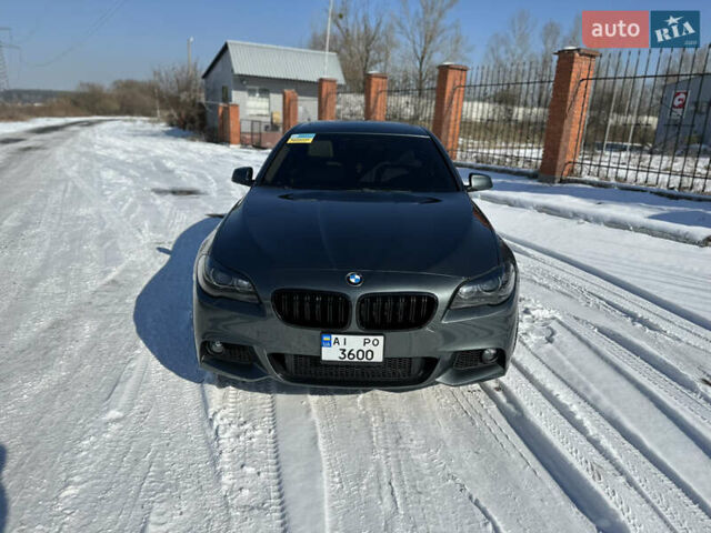 Серый БМВ 5 Серия, объемом двигателя 2 л и пробегом 190 тыс. км за 15000 $, фото 1 на Automoto.ua