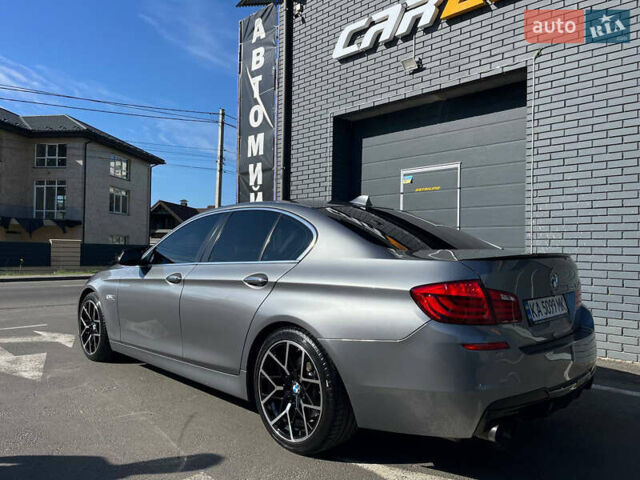 Серый БМВ 5 Серия, объемом двигателя 2 л и пробегом 199 тыс. км за 13500 $, фото 4 на Automoto.ua