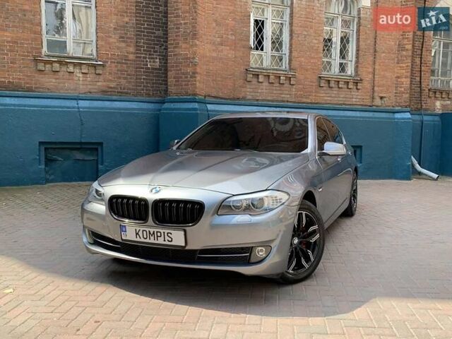 Серый БМВ 5 Серия, объемом двигателя 2 л и пробегом 178 тыс. км за 15300 $, фото 5 на Automoto.ua