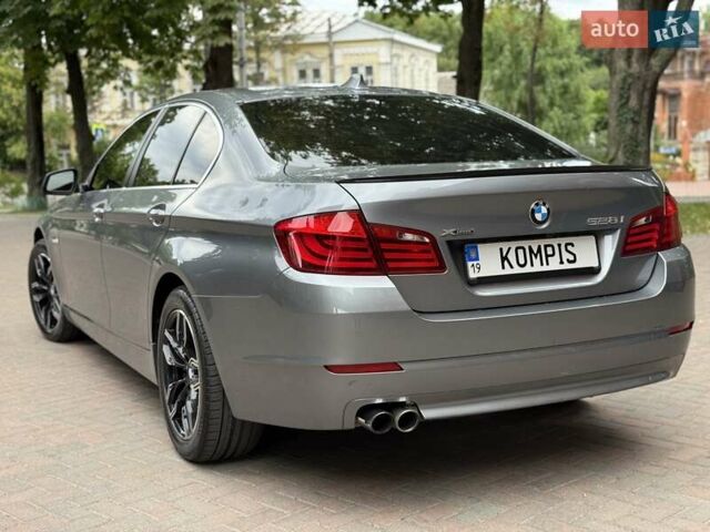 Серый БМВ 5 Серия, объемом двигателя 2 л и пробегом 178 тыс. км за 15300 $, фото 4 на Automoto.ua