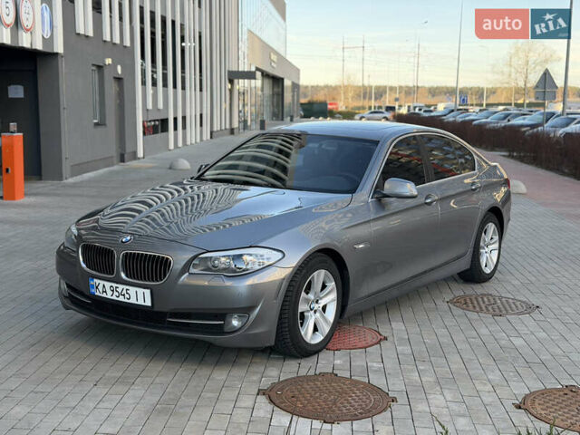 Серый БМВ 5 Серия, объемом двигателя 2 л и пробегом 192 тыс. км за 16500 $, фото 3 на Automoto.ua