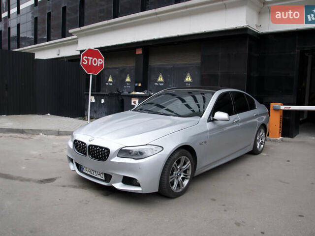 Серый БМВ 5 Серия, объемом двигателя 2 л и пробегом 186 тыс. км за 15000 $, фото 1 на Automoto.ua