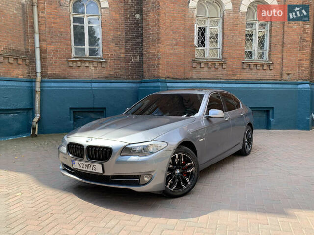 Серый БМВ 5 Серия, объемом двигателя 2 л и пробегом 178 тыс. км за 15300 $, фото 6 на Automoto.ua