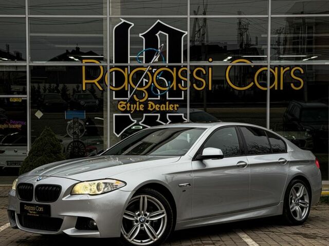 Серый БМВ 5 Серия, объемом двигателя 3 л и пробегом 165 тыс. км за 15800 $, фото 1 на Automoto.ua