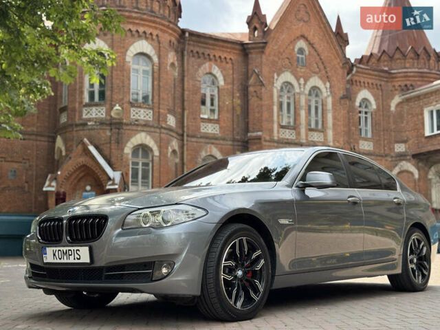 Серый БМВ 5 Серия, объемом двигателя 2 л и пробегом 178 тыс. км за 15300 $, фото 1 на Automoto.ua